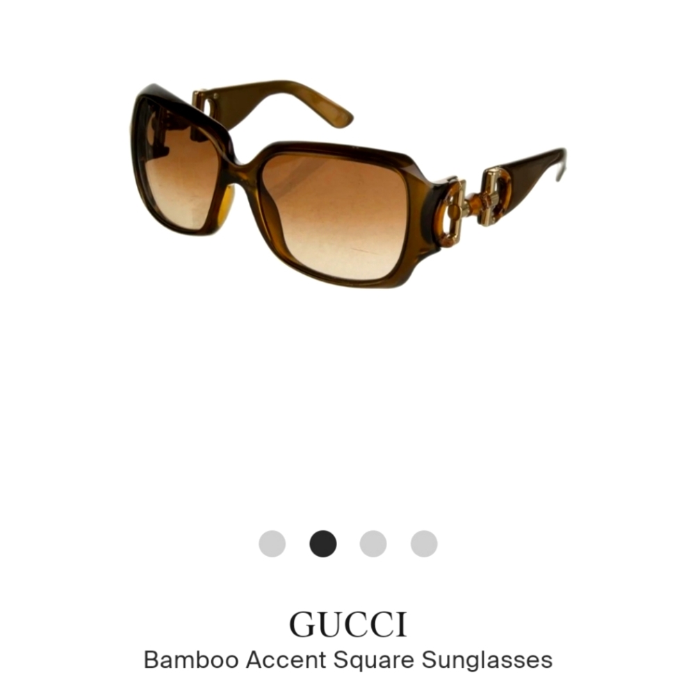 Gucci bamboo sunglasses